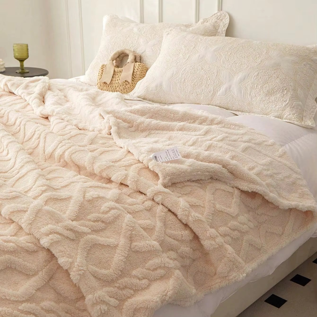 1Pc Single-Layer Coral Fleece Blanket, Lightweight & Multi-Purpose Blanket Bed Cover,For Living Room Sofa Cover, Nap Blanket