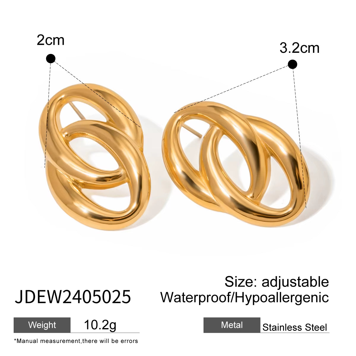 Uworld Stainless Steel round Huggie Earrings Minimalist Golden Metal Texture Unusual for Women Charm Jewelry Украшения Бижутерия